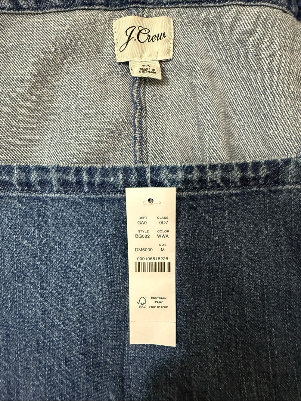 J. Crew soft denim
